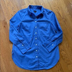 Talbots Vibrant Blue Collared Shirt